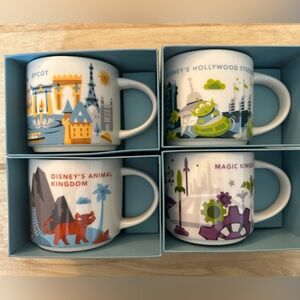 Disney Starbucks YOU ARE HERE Collection